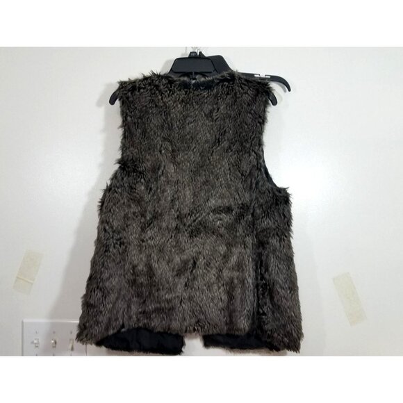 Ava & Viv Faux Fur Vest Brown Size X (Large) Women's - Picture 2 of 9